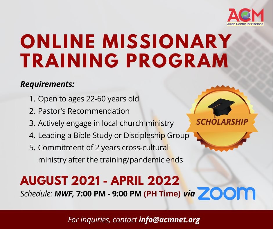 Missional amid the Pandemic: Start Your Free Missionary Training this August!
