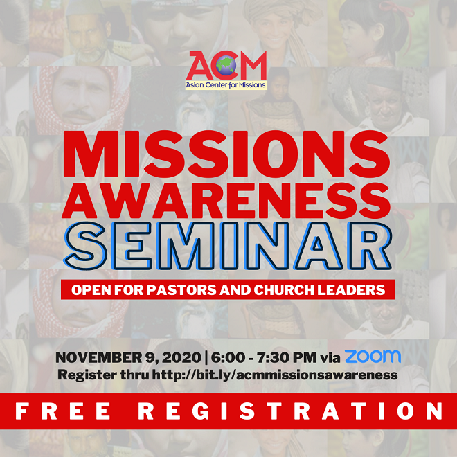 11042020_Missional amid Pandemic ACM Opens Free Missions Awareness Seminars