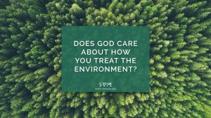 Does God Care About How You Treat the Environment?